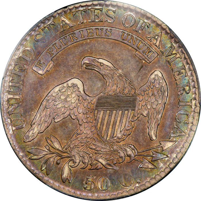 1826 Capped Bust Half Dollar (50c) REVERSE Image