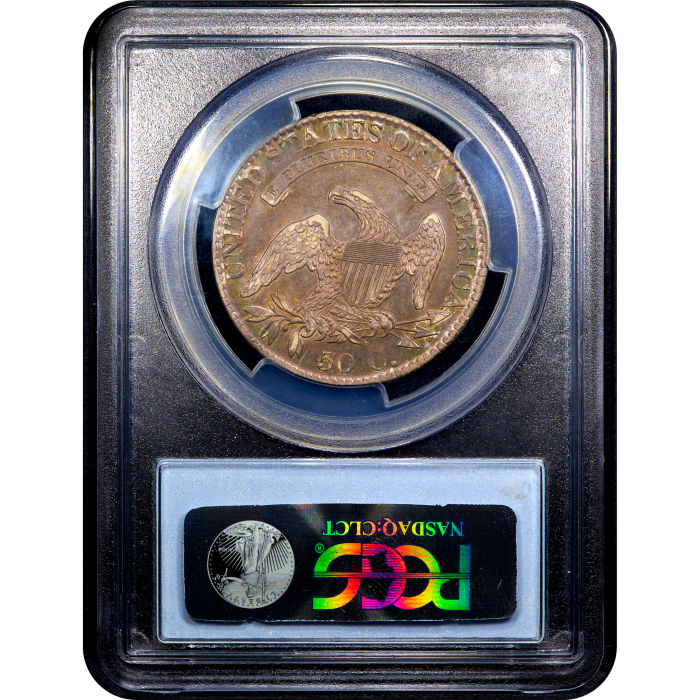 1826 Capped Bust Half Dollar (50c) Reverse Slab Image