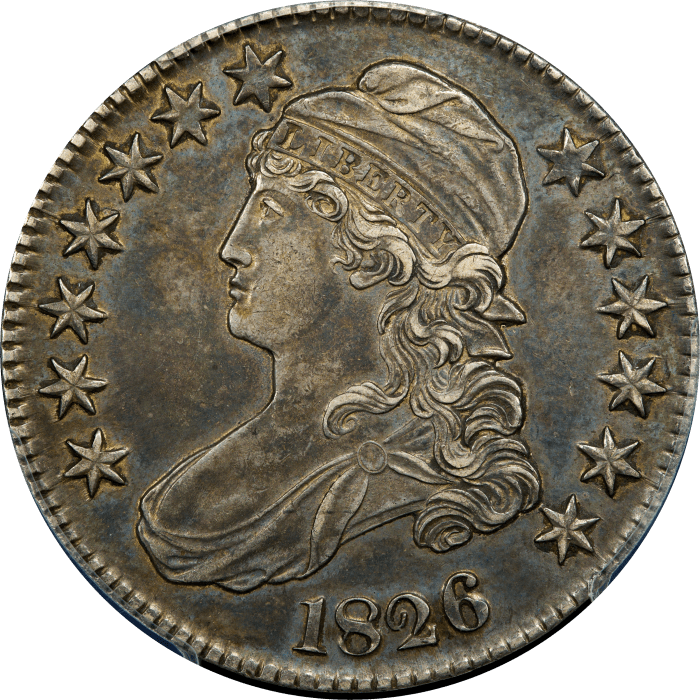 1826 Capped Bust Half Dollar (50c) OBVERSE Image