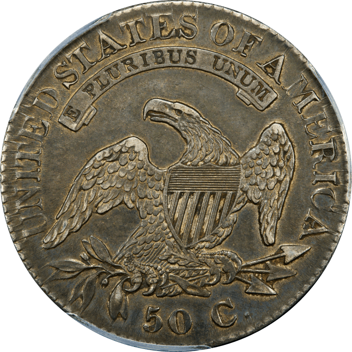 1826 Capped Bust Half Dollar (50c) REVERSE Image