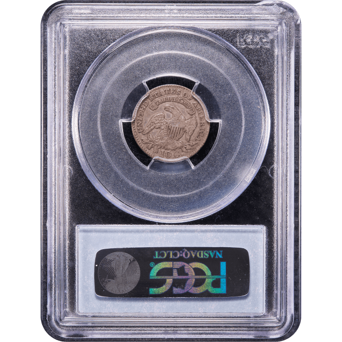 1827 Capped Bust Dime (10c) Reverse Slab Image