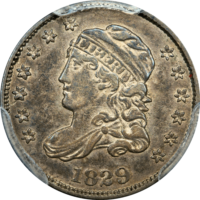 1829 Capped Bust Half Dime (h10c) OBVERSE Image