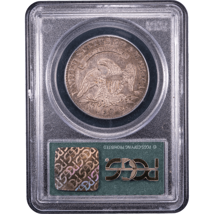 1830 Capped Bust Half Dollar (50c) Small 0 OGH Reverse Slab Image