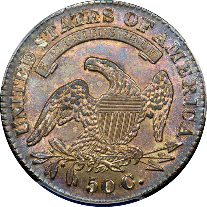 1830 Capped Bust Half Dollar (50c) Small 0 Reverse Image