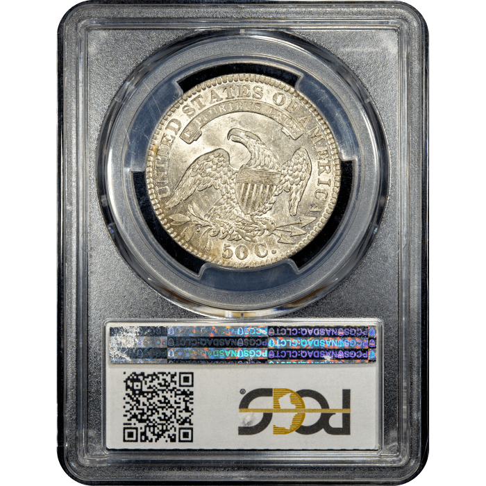 1831 Capped Bust Half Dollar (50c) Reverse Slab Image