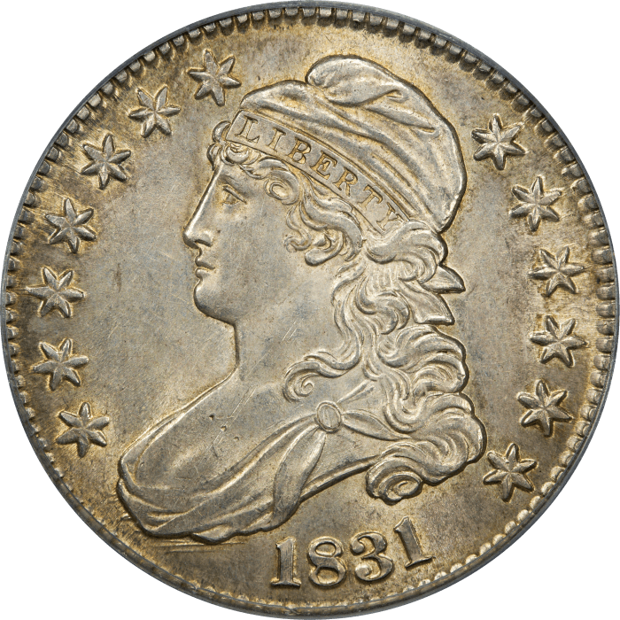 1831 Capped Bust Half Dollar (50c) OBVERSE Image