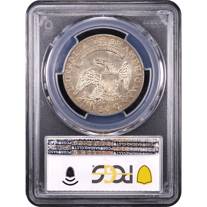 1831 Capped Bust Half Dollar (50c) Reverse Slab Image