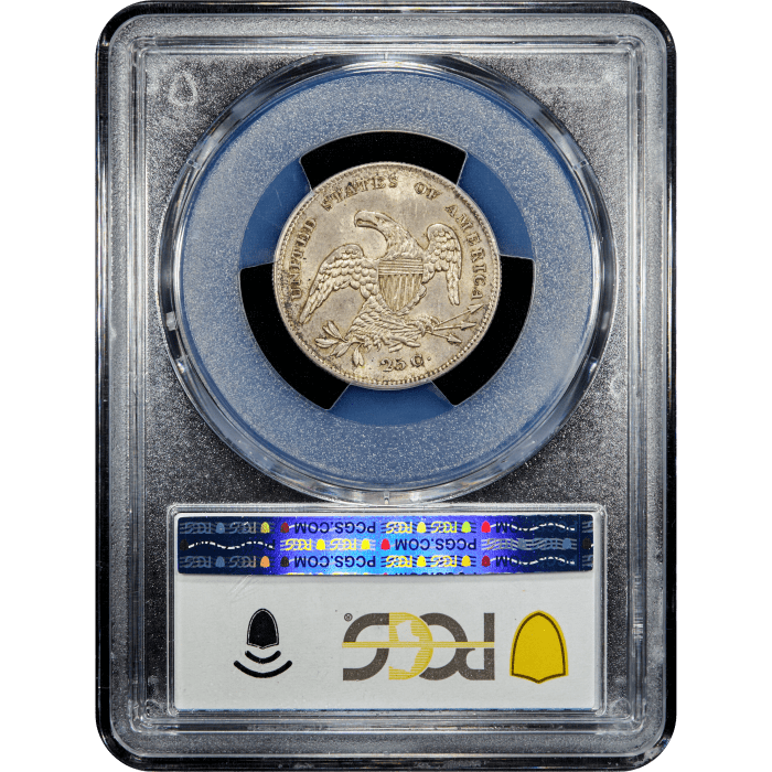 1831 Capped Bust Quarter (25c) Browning 4 Sm Letters SLAB Image