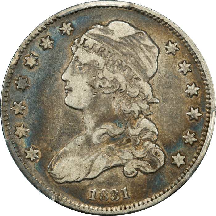 1831 Capped Bust Quarter (25c) Small Letters OBVERSE Image