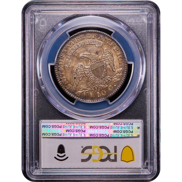 1832 Capped Bust Half (50c) Small Letters Reverse Slab Image