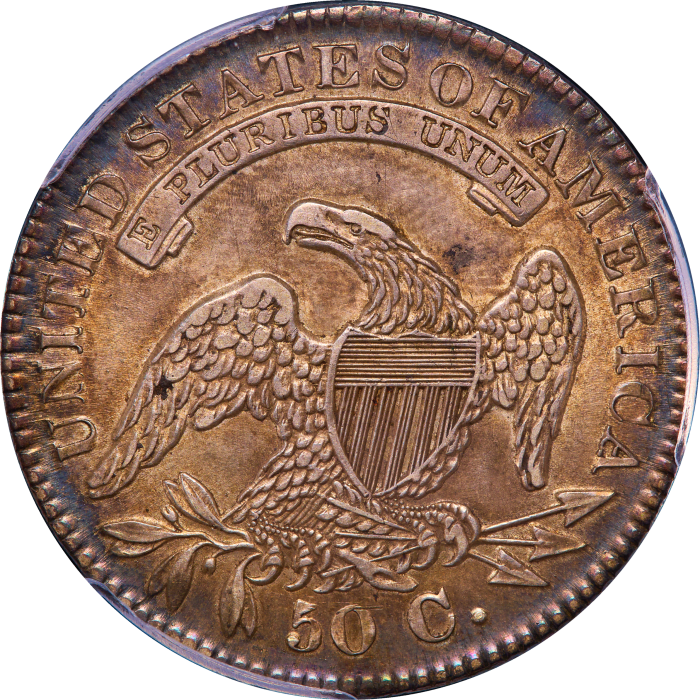 1832 Capped Bust Half (50c) Small Letters Reverse Image