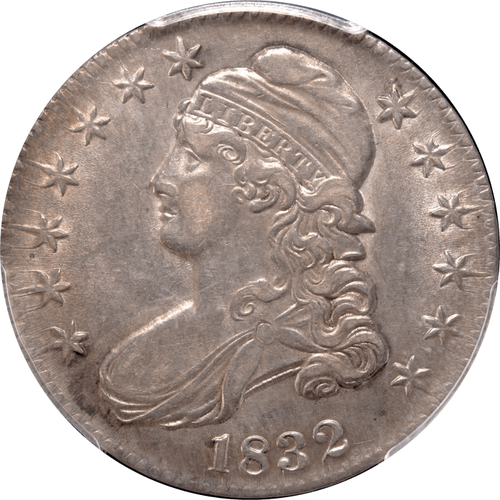 1832 Capped Bust Half Dollar (50c) Small Letters Obverse Image