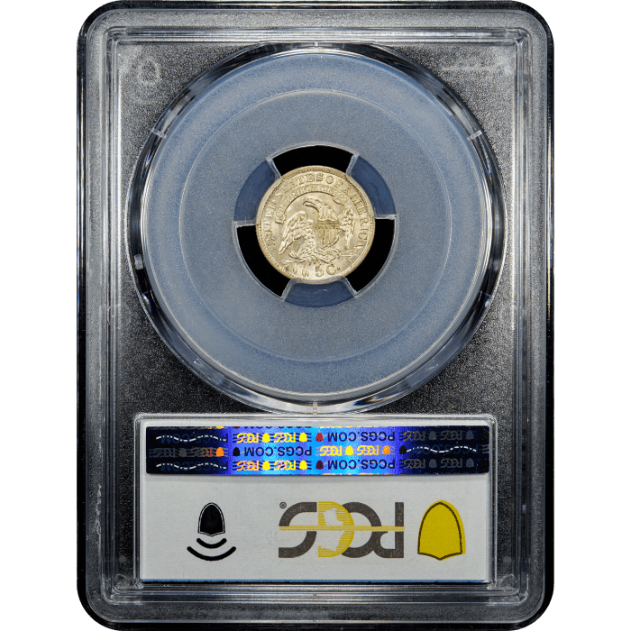 1834 Capped Bust Half Dime (H10C) Reverse Slab Image