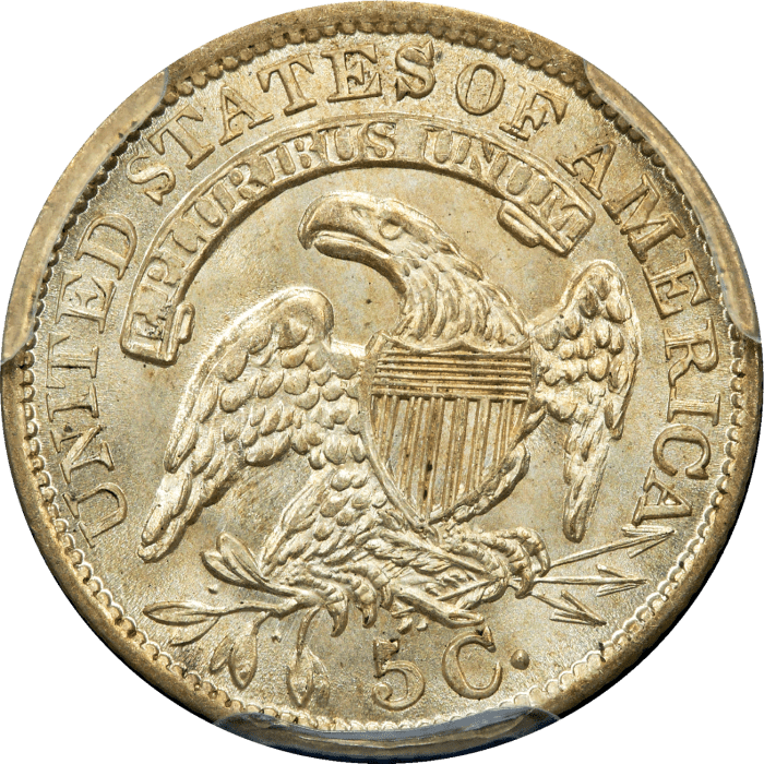 1834 Capped Bust Half Dime (H10C) Reverse Image