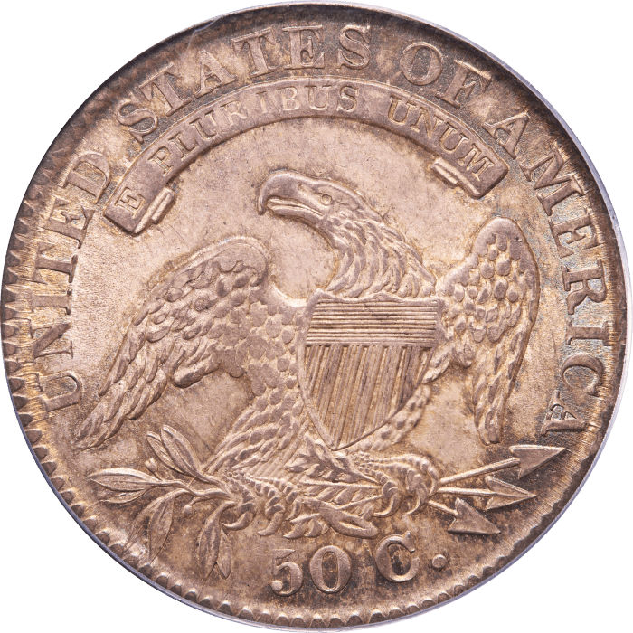 1834 Capped Bust Half Dollar (50c) Large Date Large Letters Reverse Image