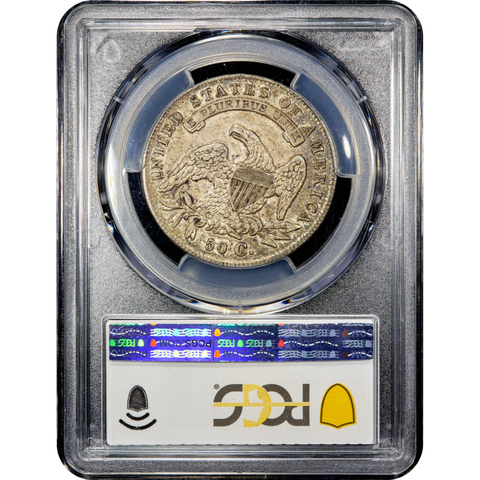 1834 Capped Bust Half Dollar (50c) Small Date, Small Letters Reverse Slab Image