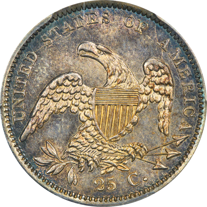 1834 Capped Bust Quarter (25c) Reverse Image