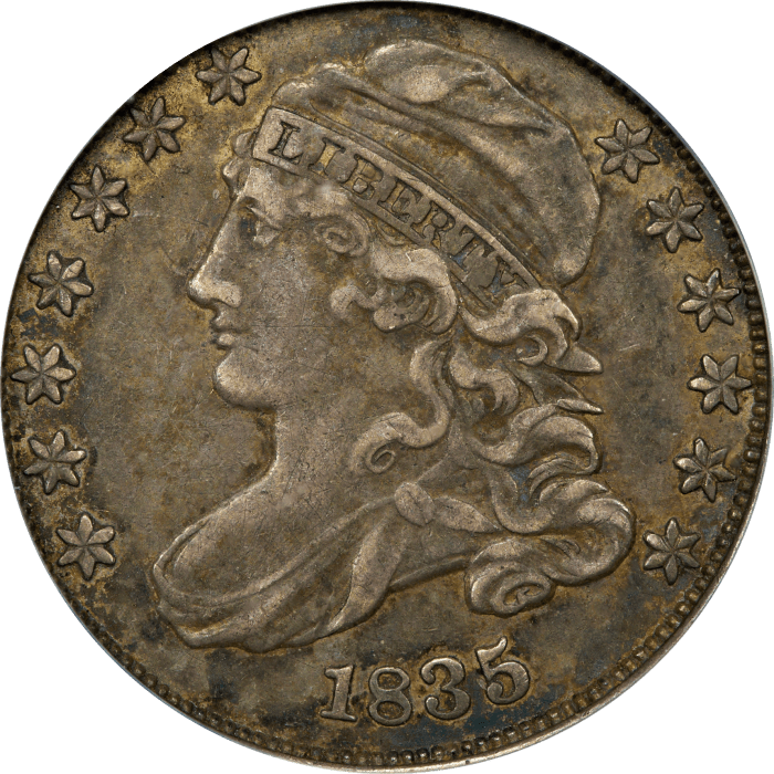 1835 Capped Bust Dime (10c) OBVERSE Image