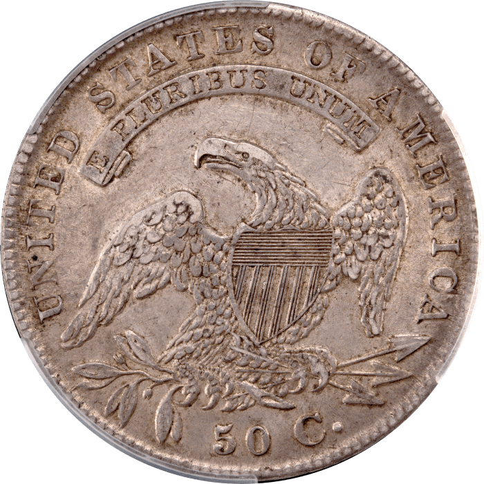 1835 Capped Bust Half Dollar (50c) Reverse Image