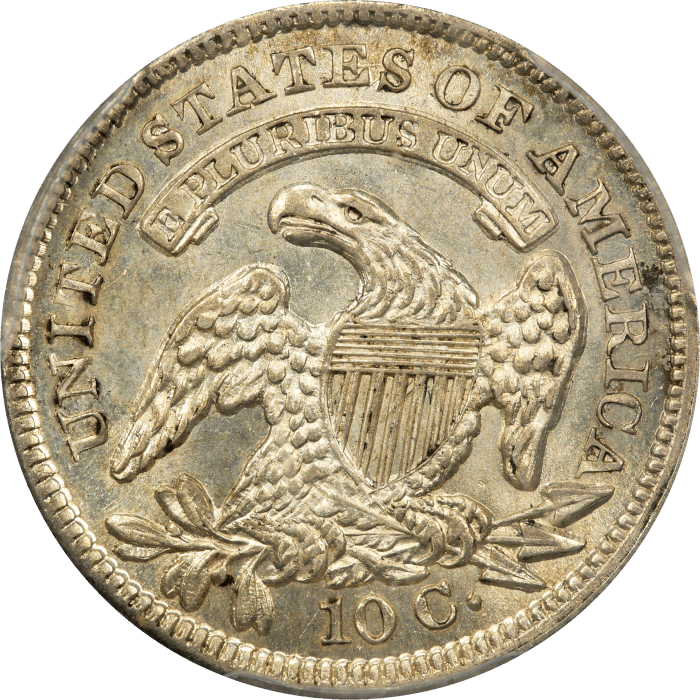 1837 Capped Bust Dime (10c) Reverse Image