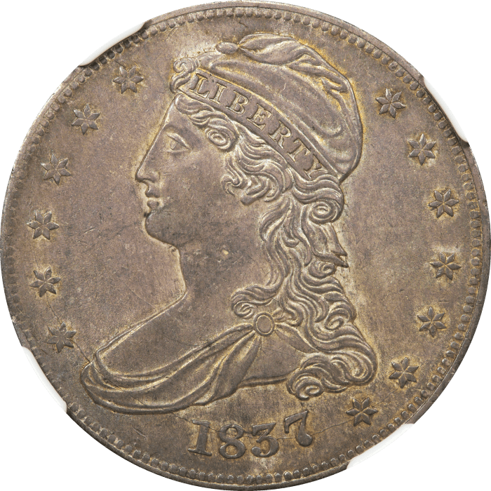 1837 Capped Bust Half Dollar (50c) Obverse Image