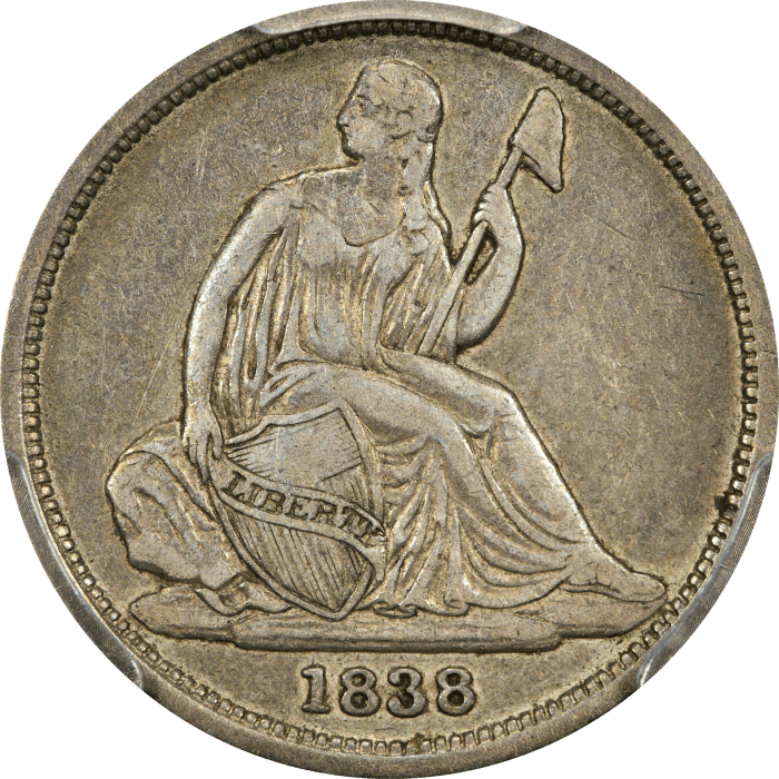 1838-O Seated Liberty Dime (10c) Obverse Image