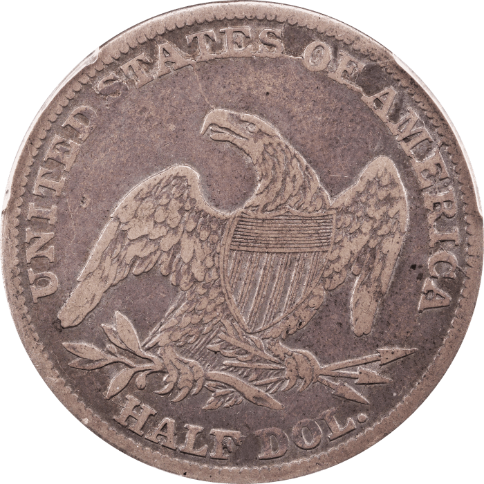 1839-O Capped Bust Half Dollar (50c) Reverse Image