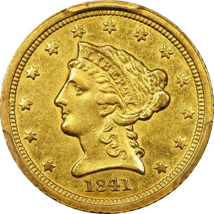 1841-C Liberty Gold Quarter Eagle ($2.50) Obverse Image