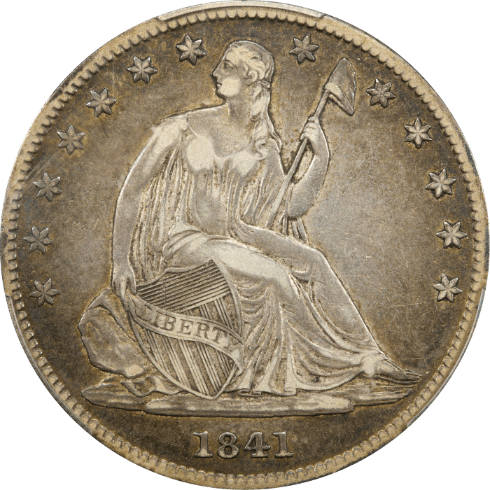 1841-O Seated Liberty Half Dollar (50c) OBVERSE Image