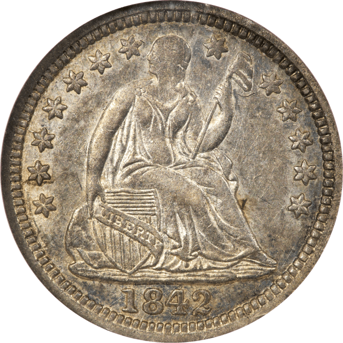 1842-O Seated Liberty Half Dime (H10C) Obverse Image