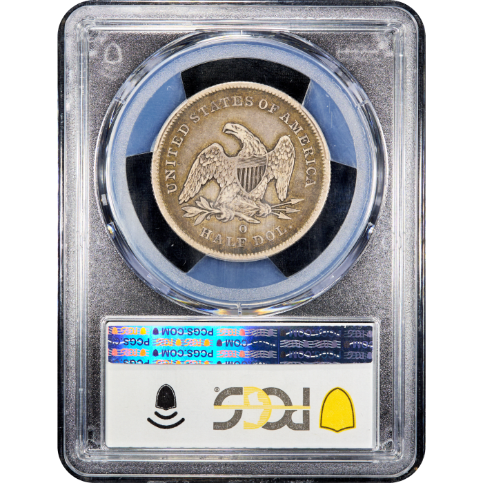 1842-O Seated Liberty Half Dollar (50c) Small Date, Rev of 1839 Reverse Slab Image