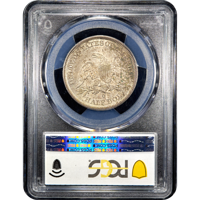 1843-O Seated Liberty Half Dollar (50c) Reverse Slab Image