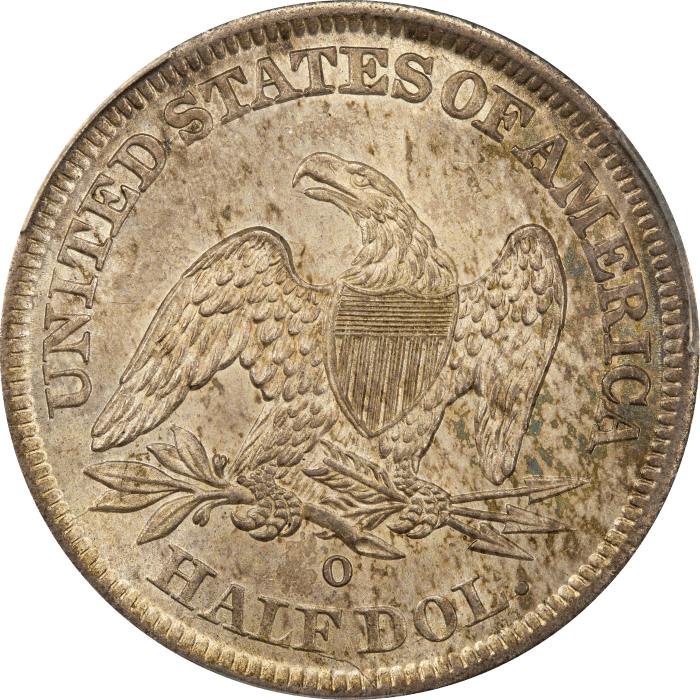 1843-O Seated Liberty Half Dollar (50c) Reverse Image