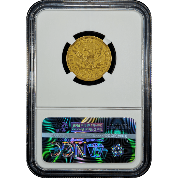 1845-O Liberty Gold Half Eagle ($5) SLAB Image