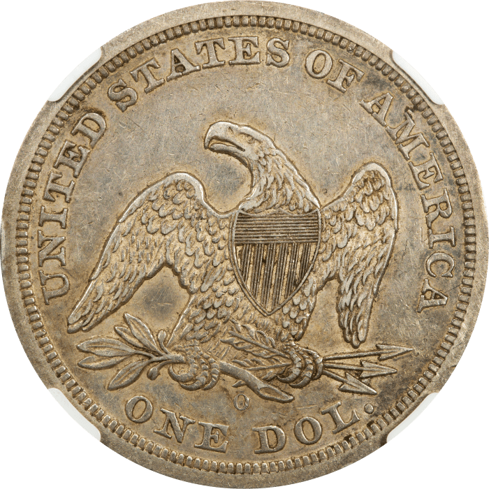 1846-O Seated Liberty Dollar ($1) Reverse Image