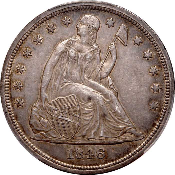 1846-O Seated Liberty Dollar ($1) Obverse Image