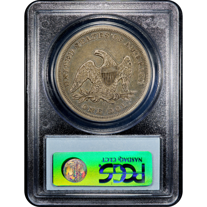 1846-O Seated Liberty Dollar ($1) SLAB Image