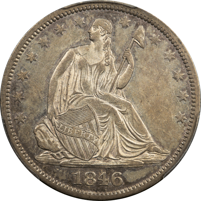 1846-O Seated Liberty Half Dollar (50c) Medium Date OBVERSE Image