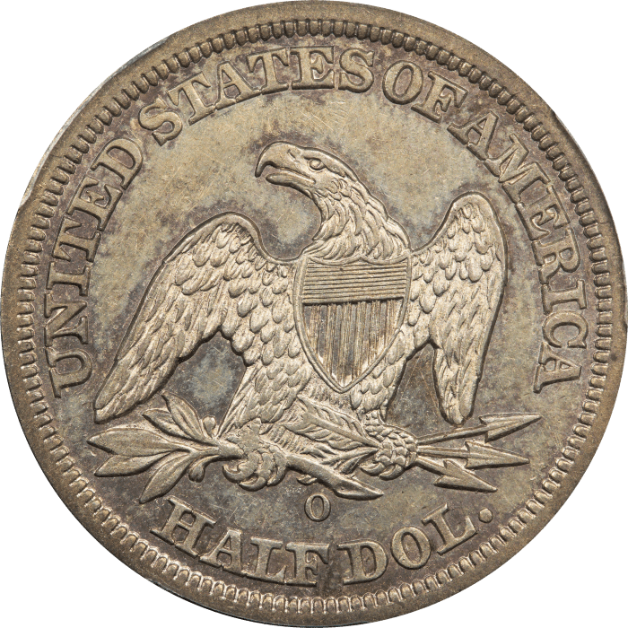 1846-O Seated Liberty Half Dollar (50c) Medium Date REVERSE Image