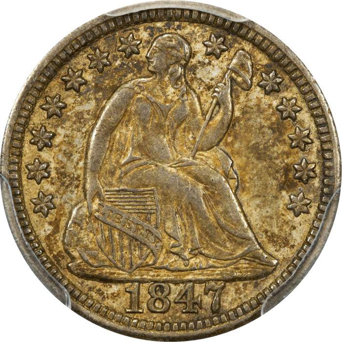 1847 Seated Liberty Half Dime (H10C) OBVERSE Image