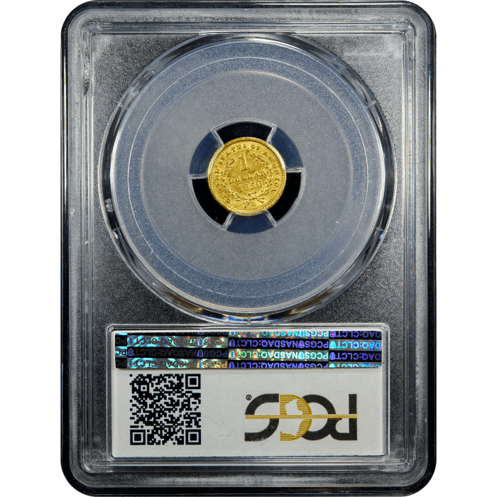 1850-O Gold Dollar (G$1) SLAB Image