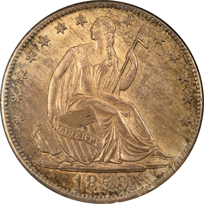 1850-O Seated Liberty Half Dollar (50c) Obverse Image