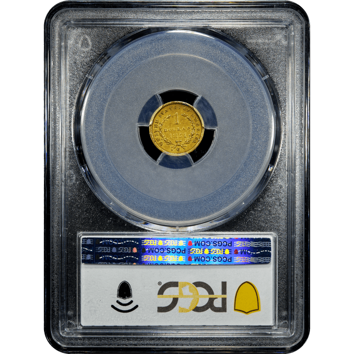 1851-C Gold Dollar ($1) Reverse Slab Image