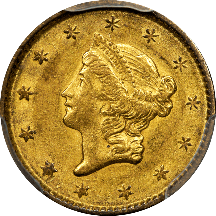 1851 Gold Dollar ($1) Obverse Image