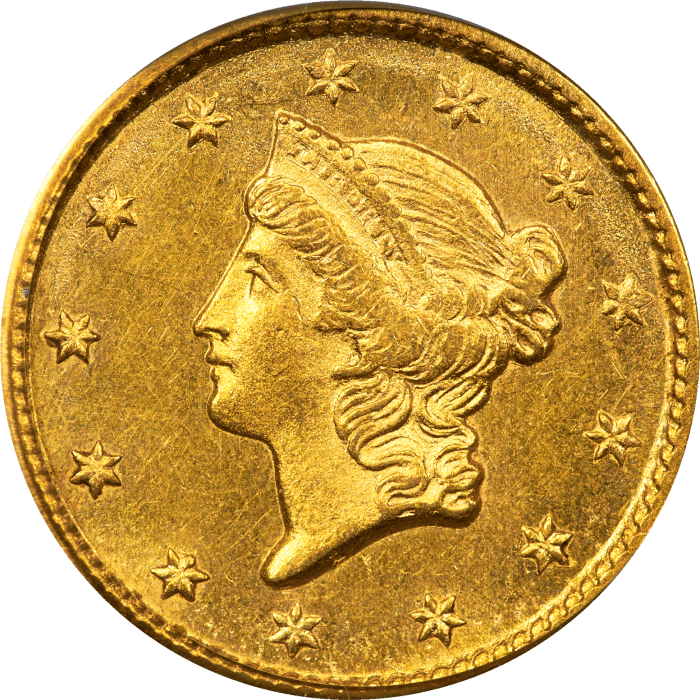 1851 Gold Dollar ($1) Obverse Image