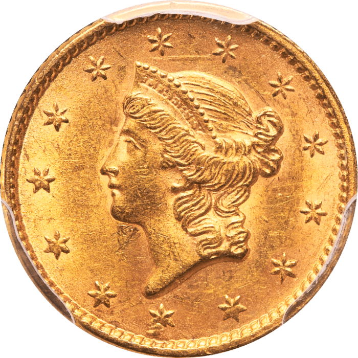 1852 Gold Dollar ($1) Obverse Image