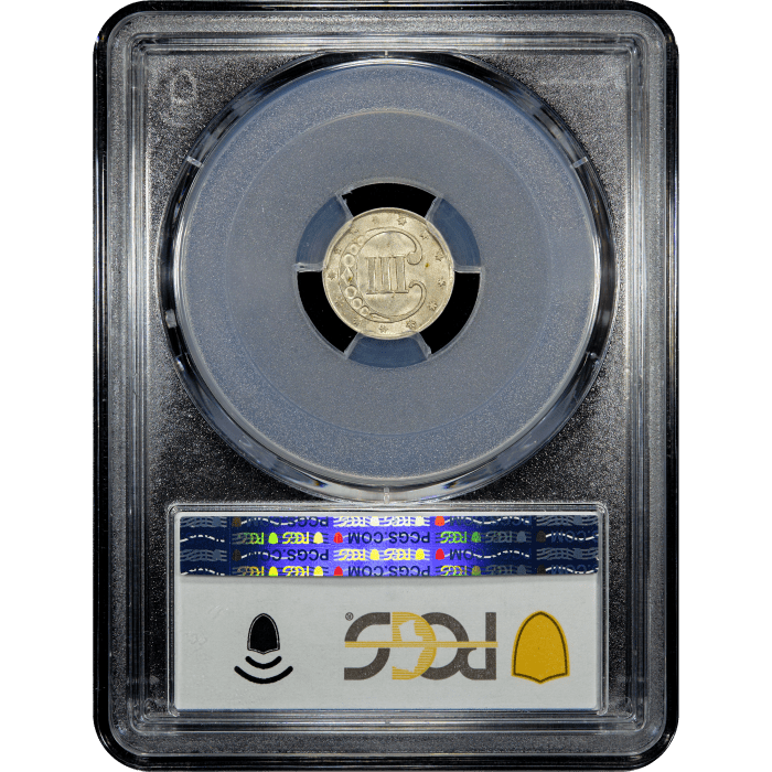 1852 Three Cent Silver (3CS) SLAB Image