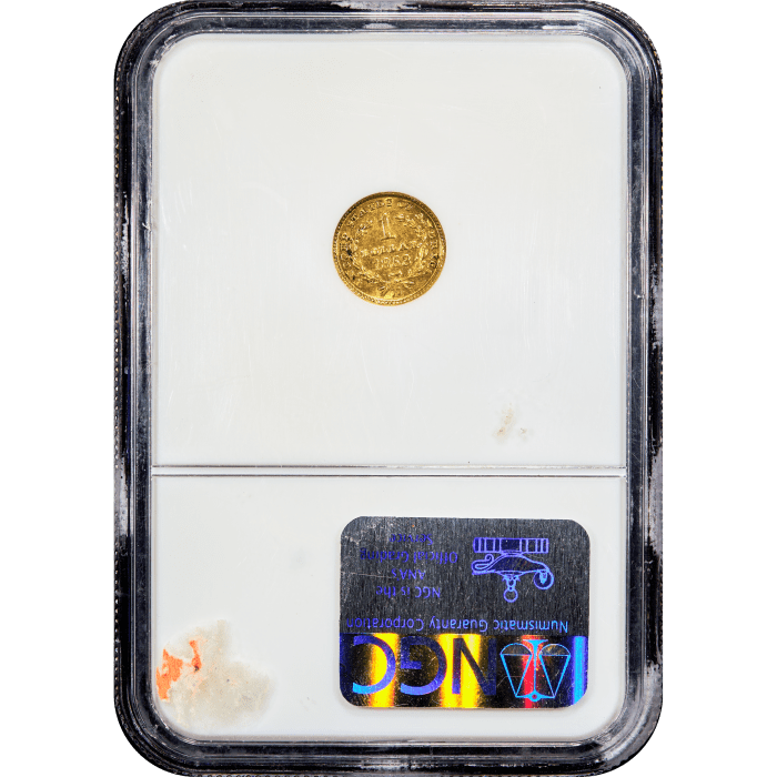 1853-D Gold Dollar ($1) Reverse Slab Image