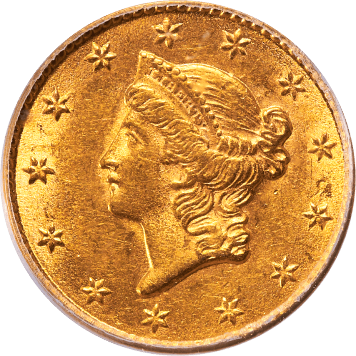 1853 Gold Dollar ($1) Obverse Image