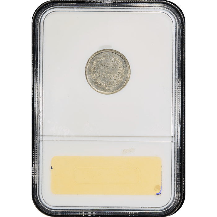 1853 Pattern Cent (1c) J-150 Reverse Slab Image